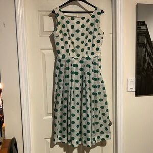 Vintage Polkadot Dress Late 1950s